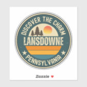 Lansdowne, Pennsylvania Sticker (Vel)
