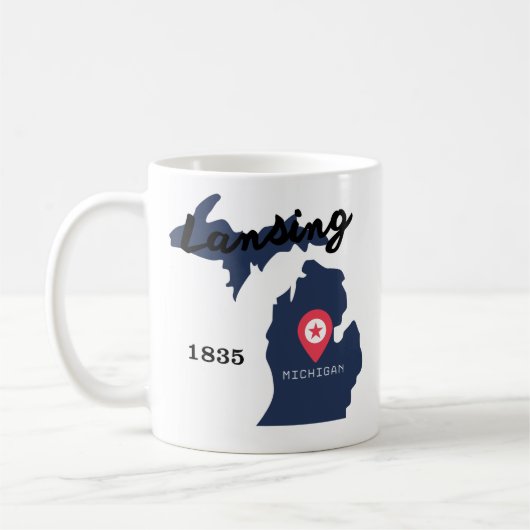 Lansing koffiemok (Links)