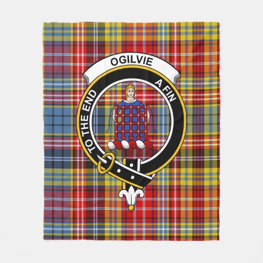 Lansoprazol van de vlieger Ancient Tartan Pset Fleece Deken (Voorkant)