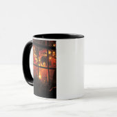 Lantaarn bij nacht mok (Voorkant links)