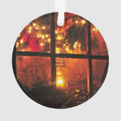 Lantaarn bij nacht ornament (achterkant)