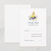 Lantaarn bruiloft RSVP Kaartje (Voorkant / Achterkant)