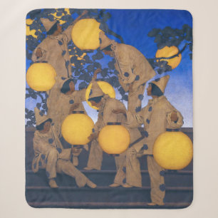 Lantaarn Dragers Maxfield Parrish Sherpa Deken
