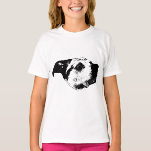 Lantaarn-gloed blik — pit mix inkt schets t-shirt