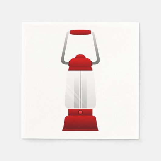 Lantaarn papieren servetten (Voorkant)