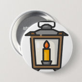 lantaarn ronde button 7,6 cm (Voorkant /achterkant)