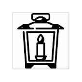 lantaarn 	rubberstempel (Afrduk)