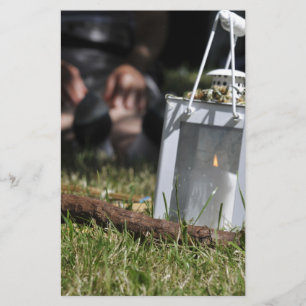 Lantaarn van licht briefpapier