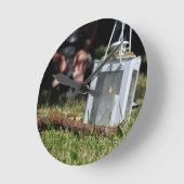 Lantaarn van licht ronde klok (Hoek)