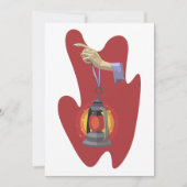 Lantaarn vasthoudend kaart (Voorkant)