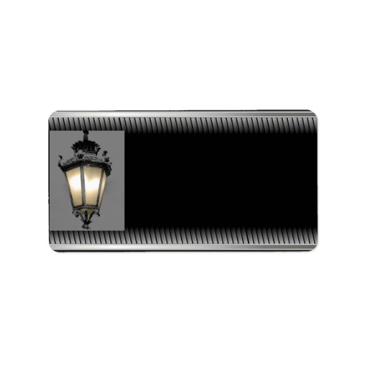 Lantaarnadreslabel Etiket (Voorkant)