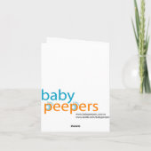 Lantaarngeboorteaankondiging Aankondiging (Achterkant)