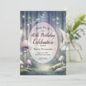 Lantaarnlicht Dromen Betoverde Bos Verjaardag Kaart (Staand voorkant)