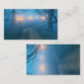 Lantaarns in de mist Bladwijzer Visitekaartje (Voorkant / Achterkant)