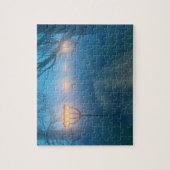 Lantaarns in de mist Puzzle Legpuzzel (Verticaal)
