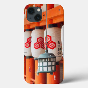 Lantaarns in Itsukushima Shrine iPhone 13 Hoesje
