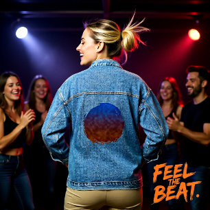 Lantaarns onder de sterren denim jacket