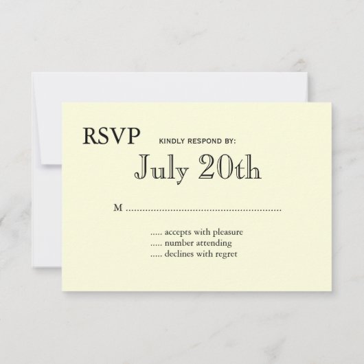 Lantaarns op Chalk RSVP in Geel (Achterkant)