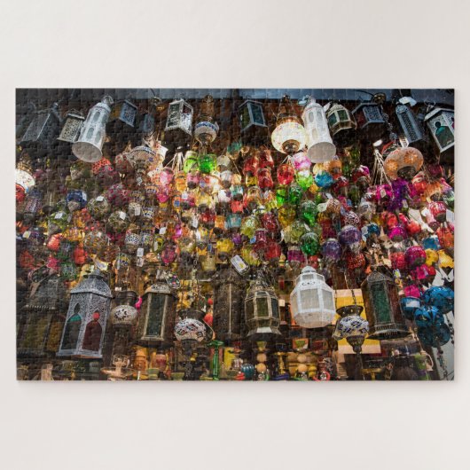 lantaarns puzzel legpuzzel (Horizontaal)