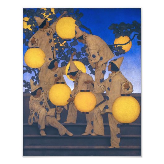 Lantern Bearers | Maxfield Parrish | Foto Afdruk (Voorkant)