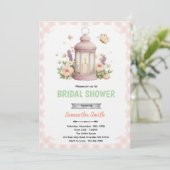 Lantern Bridal Shower Invitation (Debout devant)