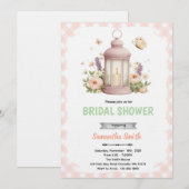 Lantern Bridal Shower Invitation (Devant / Derrière)