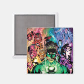 Lantern Corps Group met kleuren Magneet (Voorkant / Achterkant)