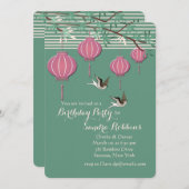 Lantern Invitation Kaart (Voorkant / Achterkant)