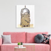 Lantern klok canvas afdruk (Insitu (Woonkamer))