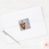 Lantern Light Vierkante Sticker (Envelop)