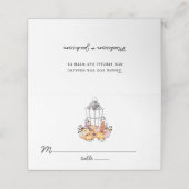 Lantern Waterverf Wedding Personalized (Buitenkant ongevouwen)
