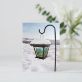 Lanterne à libellules à la carte postale du matin  (Debout devant)