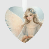 Lanterne céleste d'ange d'hiver de grâce (devant)