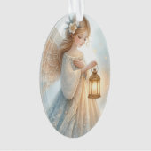 Lanterne d'ange céleste d'hiver de réconfort (devant)