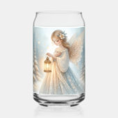 Lanterne d'ange céleste d'hiver de réconfort (Verso)