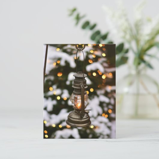 lanterne de carte postale (Debout devant)