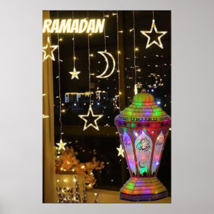 lanterne du Ramadan. affiche