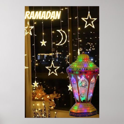 lanterne du Ramadan. affiche (Devant)