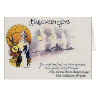 Lanterne en chat noir de faucheuse noire Pleine lu