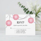 Lanterne en rose RSVP (Debout devant)