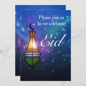 Lanterne magique orientale - Invitation à la fête  (Devant / Derrière)