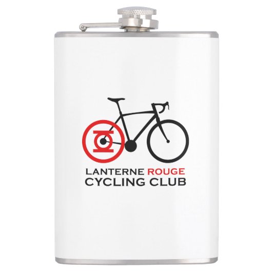 Lanterne Rouge Cycling Club Heupfles (Voorkant)