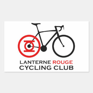 Lanterne Rouge Cycling Club Rechthoekige Sticker
