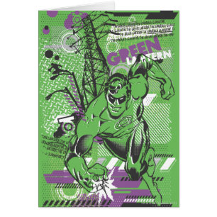 Lanterne verte - Affiche de collage Absurde