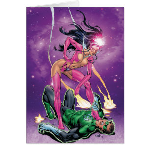 Lanterne verte et saphir étoile - Couleur