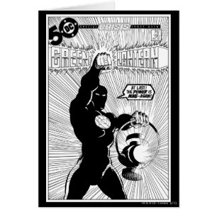 Lanterne verte - Lanterne brillante, noire et blan