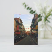 Lanternes chinatown de San Francisco #2 Carte post (Debout devant)