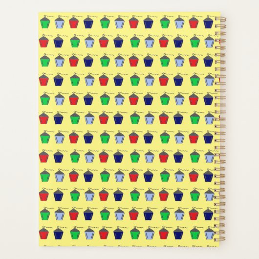 Lanternes colorées Bryn Mawr sur Jaune (Dos)