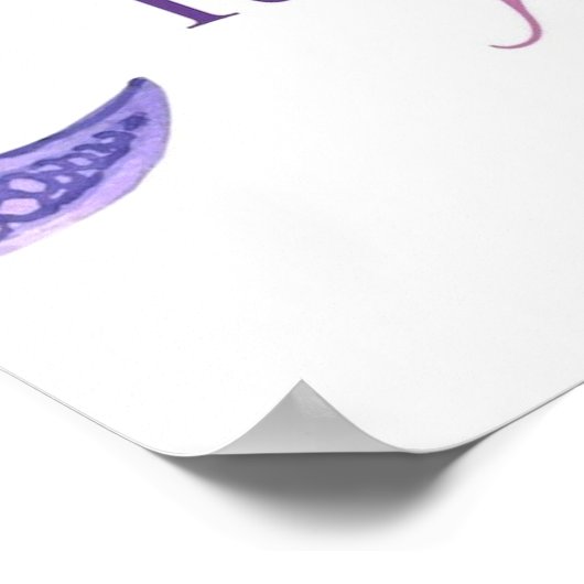 Lanternes couleur pourpre Ramadan Kareem Poster (Coin)