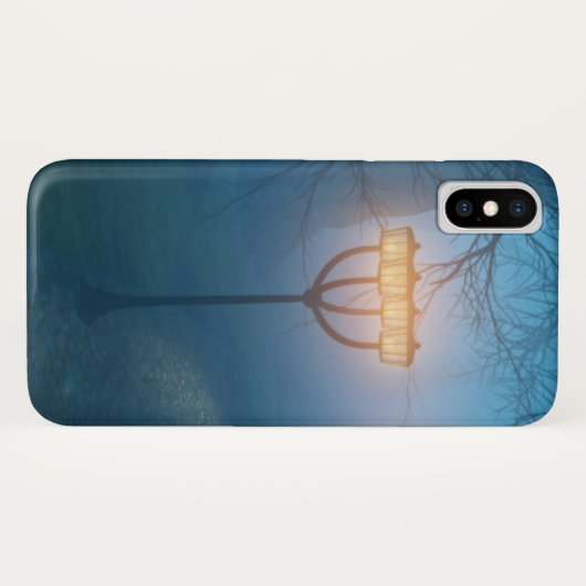 Lanternes dans le coque iphone de brouillard (Dos (Horizontal))